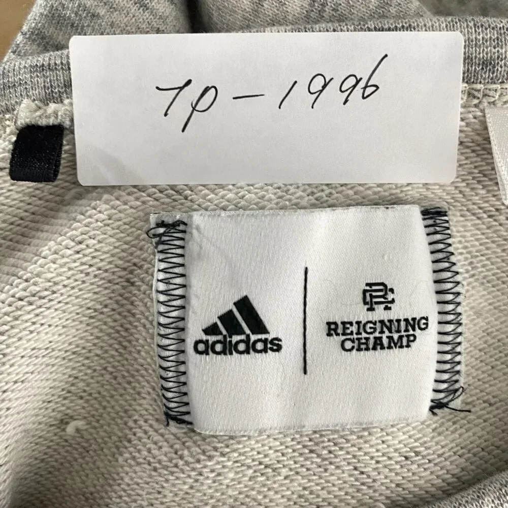 Adidas Reigning Champ Sweatshirt Women's Medium Gray Long Sleeve‎ TP-1996